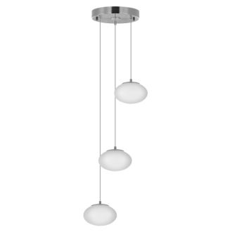 Каскадная люстра Citilux Atman smart CL226A031, LED 36 Вт, хром матовый/белый