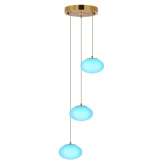 Каскадная люстра Citilux Atman smart CL226A033, LED 36 Вт, бронзовый/белый