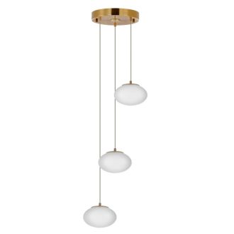 Каскадная люстра Citilux Atman smart CL226A033, LED 36 Вт, бронзовый/белый