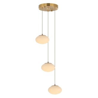 Каскадная люстра Citilux Atman smart CL226A033, LED 36 Вт, бронзовый/белый