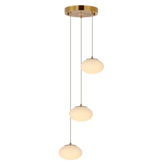 Каскадная люстра Citilux Atman smart CL226A033, LED 36 Вт, бронзовый/белый