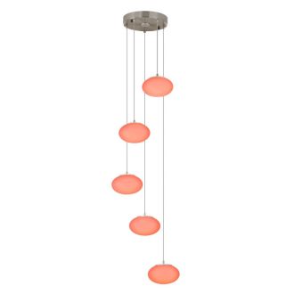 Каскадная люстра Citilux Atman smart CL226A051, LED 60 Вт, хром матовый/белый