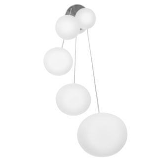 Каскадная люстра Citilux Atman smart CL226A051, LED 60 Вт, хром матовый/белый