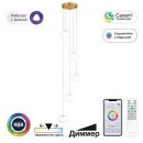 Каскадная люстра Citilux Atman smart CL226A053, LED 60 Вт, бронзовый/белый Каскадная люстра Citilux Atman smart CL226A053, LED 60 Вт, бронзовый/белый