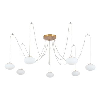 Подвесной светильник Citilux Atman smart CL226A073, LED 84 Вт, бронзовый/белый