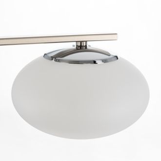 Накладная люстра Citilux Atman smart CL226A141, LED 48 Вт, хром матовый/белый