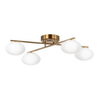 Накладная люстра Citilux Atman smart CL226A143, LED 48 Вт, бронзовый/белый