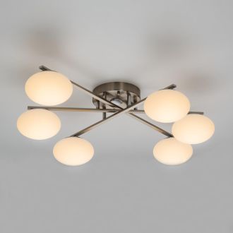 Накладная люстра Citilux Atman smart CL226A161, LED 72 Вт, хром матовый/белый