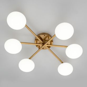 Накладная люстра Citilux Atman smart CL226A163, LED 72 Вт, бронзовый/белый