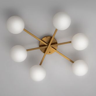 Накладная люстра Citilux Atman smart CL226A163, LED 72 Вт, бронзовый/белый