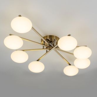 Накладная люстра Citilux Atman smart CL226A181, LED 96 Вт, хром матовый/белый