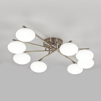 Накладная люстра Citilux Atman smart CL226A181, LED 96 Вт, хром матовый/белый