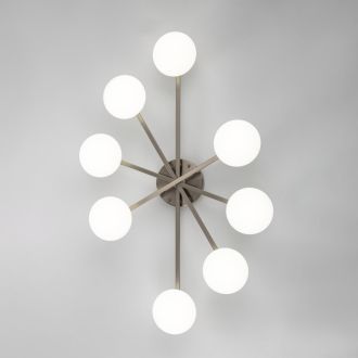 Накладная люстра Citilux Atman smart CL226A181, LED 96 Вт, хром матовый/белый