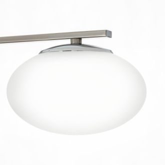Накладная люстра Citilux Atman smart CL226A181, LED 96 Вт, хром матовый/белый