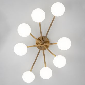 Накладная люстра Citilux Atman smart CL226A183, LED 96 Вт, бронзовый/белый