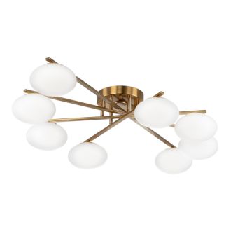 Накладная люстра Citilux Atman smart CL226A183, LED 96 Вт, бронзовый/белый