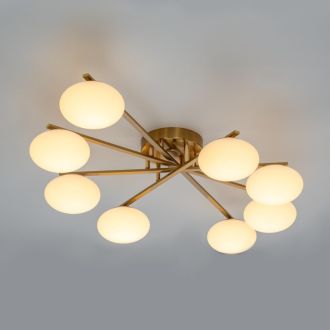 Накладная люстра Citilux Atman smart CL226A183, LED 96 Вт, бронзовый/белый
