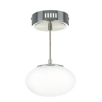 Подвесной светильник Citilux Atman smart CL226B011, LED 12 Вт, хром матовый/белый