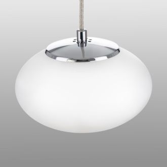 Подвесной светильник Citilux Atman smart CL226B011, LED 12 Вт, хром матовый/белый
