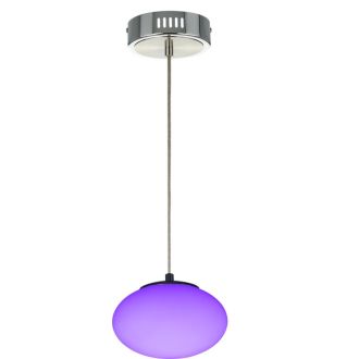 Подвесной светильник Citilux Atman smart CL226B011, LED 12 Вт, хром матовый/белый