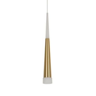 Подвесной светильник Citilux Вегас CL227012, LED 7 Вт, золото матовое/белый