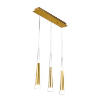 Подвесной светильник Citilux Вегас CL227032, LED 21 Вт, золото матовое/белый