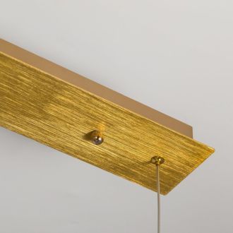 Подвесной светильник Citilux Вегас CL227032, LED 21 Вт, золото матовое/белый