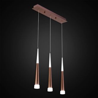 Подвесной светильник Citilux Вегас CL227033, LED 21 Вт, коричневый/белый