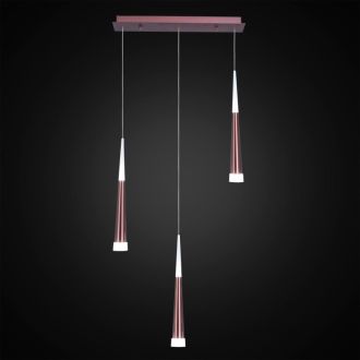 Подвесной светильник Citilux Вегас CL227033, LED 21 Вт, коричневый/белый