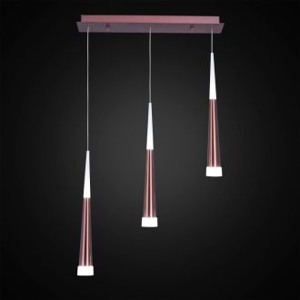 Подвесной светильник Citilux Вегас CL227033, LED 21 Вт, коричневый/белый