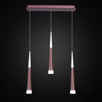 Подвесной светильник Citilux Вегас CL227033, LED 21 Вт, коричневый/белый