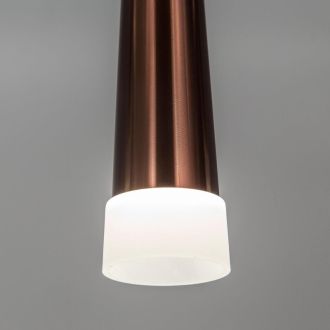 Подвесной светильник Citilux Вегас CL227033, LED 21 Вт, коричневый/белый