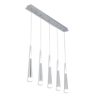 Подвесной светильник Citilux Вегас CL227050, LED 35 Вт, хром матовый/белый