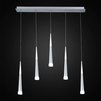 Подвесной светильник Citilux Вегас CL227050, LED 35 Вт, хром матовый/белый