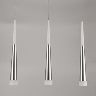 Подвесной светильник Citilux Вегас CL227050, LED 35 Вт, хром матовый/белый