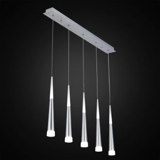 Подвесной светильник Citilux Вегас CL227050, LED 35 Вт, хром матовый/белый