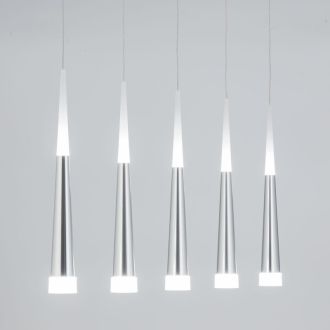 Подвесной светильник Citilux Вегас CL227050, LED 35 Вт, хром матовый/белый