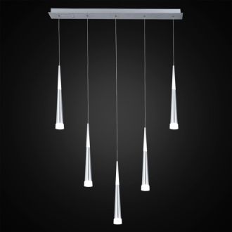 Подвесной светильник Citilux Вегас CL227050, LED 35 Вт, хром матовый/белый
