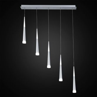 Подвесной светильник Citilux Вегас CL227050, LED 35 Вт, хром матовый/белый