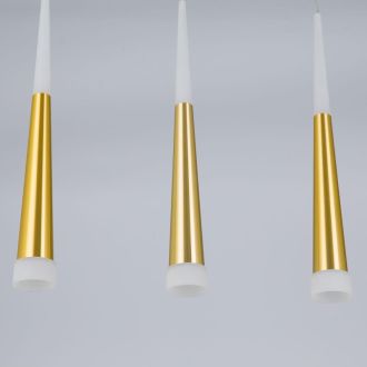 Подвесной светильник Citilux Вегас CL227052, LED 35 Вт, золото матовое/белый