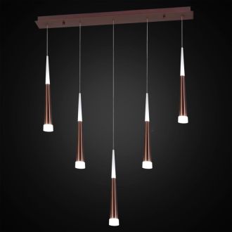 Подвесной светильник Citilux Вегас CL227053, LED 35 Вт, коричневый/белый