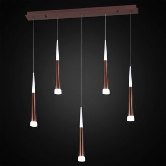 Подвесной светильник Citilux Вегас CL227053, LED 35 Вт, коричневый/белый