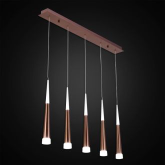 Подвесной светильник Citilux Вегас CL227053, LED 35 Вт, коричневый/белый