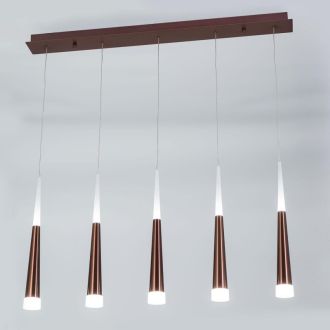 Подвесной светильник Citilux Вегас CL227053, LED 35 Вт, коричневый/белый