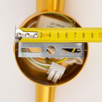 Бра Citilux Вегас CL227312, LED 7 Вт, золото матовое/белый, современный стиль