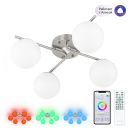 Накладная люстра Citilux Адам Смарт CL228A141, LED 48 Вт, хром матовый/белый Накладная люстра Citilux Адам Смарт CL228A141, LED 48 Вт, хром матовый/белый