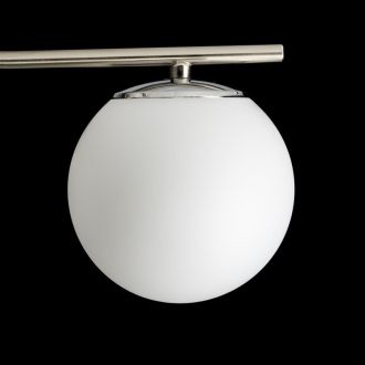 Накладная люстра Citilux Адам Смарт CL228A141, LED 48 Вт, хром матовый/белый