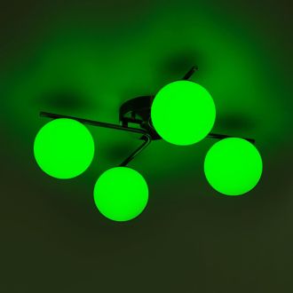 Накладная люстра Citilux Адам Смарт CL228A143, LED 48 Вт, бронзовый/белый