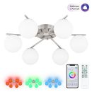 Накладная люстра Citilux Адам Смарт CL228A161, LED 70 Вт, хром матовый/белый Накладная люстра Citilux Адам Смарт CL228A161, LED 70 Вт, хром матовый/белый