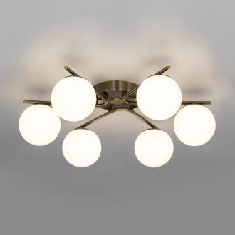 Накладная люстра Citilux Адам Смарт CL228A163, LED 70 Вт, бронзовый/белый